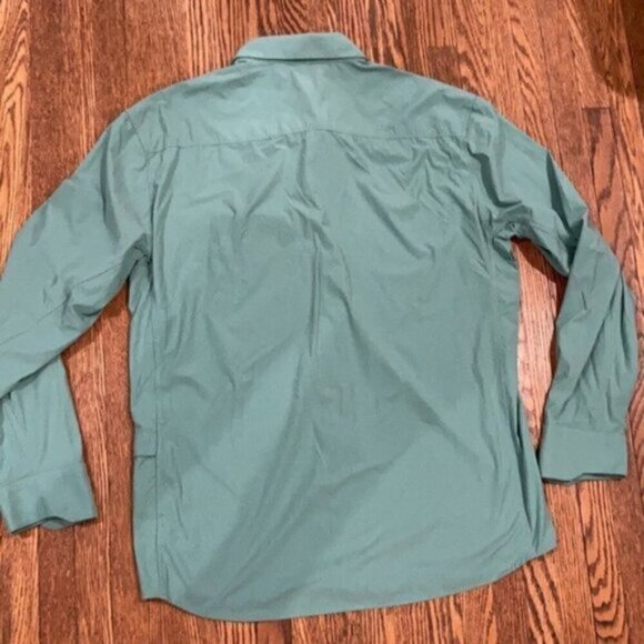 MEC Green Sun Dodger Long Sleeve Hiking Shirt Large - Picture 9 of 11